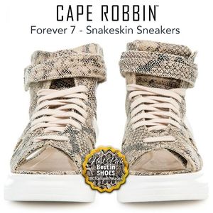 Cape Robbin Snakeskin Sneakers